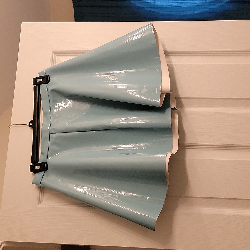 Light Blue PVC Skirt